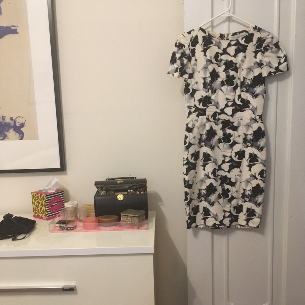 Carolina Herrera cocktail dress floral